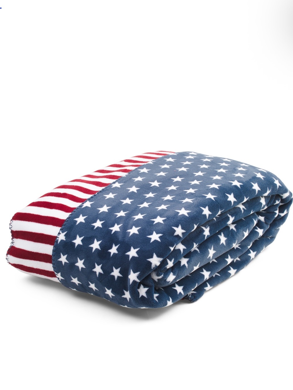 BROOKS BROTHERS Full/Queen Stars And Stripes Blanket
